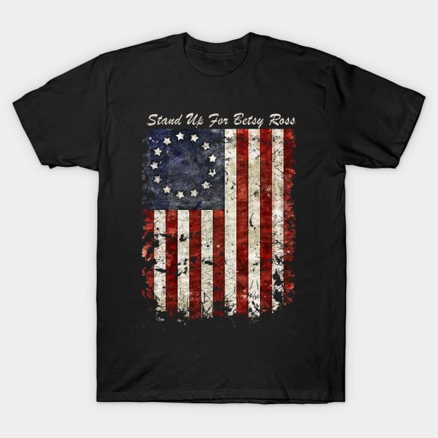 Betsy Ross T-Shirt by Trapezoid